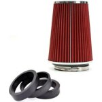 Filtre a air sport kit dadmission haut debit rouge pour nissan renault citroen