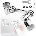 Filtre anti - claboussures - universel - robinet rotatif 1080 - cuivre - argent - multifonctionnel