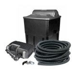Filtre pour bassin hozelock - kit de filtration bassin 20000 - pompe filtre uv tuyau