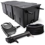 Sunsun kit complet: cbf - 350c filtre de bassin jusqu� 90000 l biologique ctf - 8000 supereco pompe de ...
