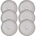 Filtres � caf� � piston universels 1000 ml (lot de 6) pour cafeti�re et th� � piston en acier inoxydable ...