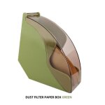 Filtre  caf porte - papier papier filtre de caf de bote de support de stockage en bois fait  la ...