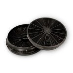 Filtre à charbon actif - point filtre® - fil15 - lot de 2 - compatible hotte glem - 146mm Filtre à charbon actif - point filtre® - fil15 - lot de 2 - compatible hotte glem - 146mm