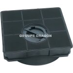 Filtre charbon pour hotte faure fhg5121x - 40x208x214 mm