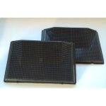 Filtres  charbons pour hotte scholtes ariston indesit - hotpoint - type 37 28. 5x17. 5cm - kit de 2 ...