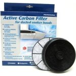 Filtre  charbon - indesit - modle d145 - compatible hottes ariston et hotpoint - 2 pices