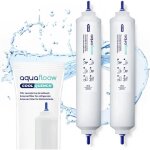 Filtres  eau aquafloow pour rfrigrateur samsung rsj1furs et da29 - 10105j hafex - lot de 2