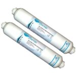 Filtre eau compatible r�frig�rateur lg x 2 - remplace pi�ces bl9808 / 3890jc2990a / 5231ja2010b / 3650jd8050a ...