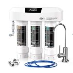 Filtre � eau sous �vier frizzlife sp99 - new avec robinet nickel bross� 3 �tapes de filtration