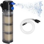 Filtre intrieur - folaya - trois en un - dbit rglable 1500l / h - 25w - pour aquariums 100 - 300l