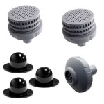Filtre pour piscine - intex - lot de 6 - rsistant au chlore - compatible avec tuyau 32 mm - pvc souple ...