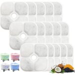 Filtre pixi fontaine eau chat 15 filtres filtre eau chat compatible avec catit pixi 43717 trois couches ...