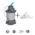 Filtre � sable / pompe de filtration pour piscine jusqu� 18 m3 - bestway - 3 596 l / h - avec pr�filtre ...