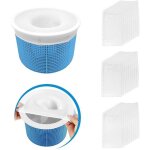 Filtre de skimmer30 pcs poolskimmer sockschaussettes dcumeur de piscine perfect filter savers pour panier ...