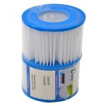Lot de 2 filtres pour spa bestway lay - z - spa 8 cm