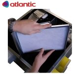 Filtres pour vmc double flux neodf - atlantic - lot de 2 filtres - blanc - sanitaire - 3 vitesses