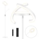 Fimei lampadaire sur pied 3 en 1 led moderne 4 temp�ratures de couleur contr�le ind�pendant � 3 voies ...