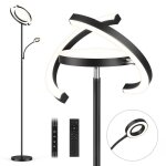 Fimei lampadaire sur pied 3 en 1 led moderne 4 tempratures de couleur contrle indpendant  3 voies ...