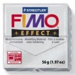 Pte  modeler  cuire effect - fimo - argent mtallique - 56g - jouet cratif - enfant - avanc