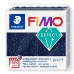 Pâte à modeler - fimo - galaxy - bleu - 57 g - effets pailletés Pâte à modeler - fimo - galaxy - bleu - 57 g - effets pailletés