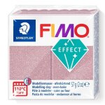 P�te � modeler - fimo - paillettes or rose - 57 g - facile � malaxer - pour enfants