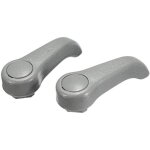 Finao france - 2 x poignes de rglage inclinaison siges grises droite et gauche pour renault clio 2 ...