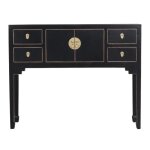 Fine asianliving console syle style chinoise onyx noir l 100xl 26 x h 80 cm Fine asianliving console syle style chinoise onyx noir l 100xl 26 x h 80 cm