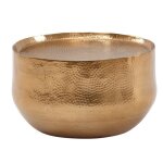 Table basse - finebuy - ronde - aluminium martelée - 60x60x35 cm - couleur dor Table basse - finebuy - ronde - aluminium martelée - 60x60x35 cm - couleur dor
