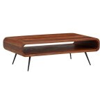 Table basse - finebuy - sheesham - 90x55x30 cm - bois massif - rangement pratique Table basse - finebuy - sheesham - 90x55x30 cm - bois massif - rangement pratique