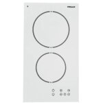 Finlux fxvt 400 eco table de cuisson encastrable vitroceramique 2 foyers blanc