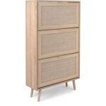 Finori armoire � chaussures bali 49a ch�ne sonoma / impression de canne 441175