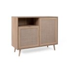 Finori buffet bali 01a chne sonoma et impression de canne 441173
