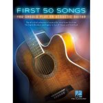 Livre de partitions - hal leonard mgb - first 50 songs - guitare acoustique - adulte - noir