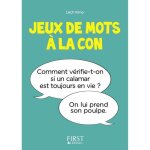 First - petit livre de - jeux de mots � la con - - kimo lech