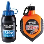 Fischer darex cordeau  tracer 30 m - poudre bleue - 120 g
