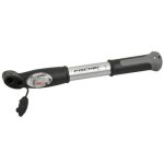 Mini pompe à air - fischer - aluminium - 295 mm - noir - vélo loisir Mini pompe à air - fischer - aluminium - 295 mm - noir - vélo loisir