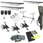 Fish - xpro carpe ensemble plus 3 - rod - kit de canne à pêche à la carpe noire - 96 pièces Fish - xpro carpe ensemble plus 3 - rod - kit de canne à pêche à la carpe noire - 96 pièces