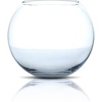 Fishbowl / boule en verre transparent crystal globe 30 cm aquarium souffl� pour poisson rouge vase
