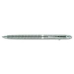 Stylo bille - fisher - shuttle - chrome avec design en grille noire - rechargeable - encre noire Stylo bille - fisher - shuttle - chrome avec design en grille noire - rechargeable - encre noire