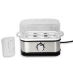 Fishtec - cuiseur ?ufs lectrique 6 ?ufs - cuisson mollets coque ou durs acier inox et plastique arrt ...