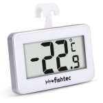 Fishtec thermomtre rfrigrateur electronique - sonde intgre - 3 systmes daccroche : crochet support ...