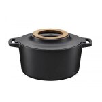 Cocotte en fonte - norden 1026565 - 4 l - traitement thermium antiadh�sif - tous feux dont induction