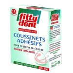 Coussinets dentaires - fittydent - boite de 15 - adhésifs - pour prothèse inférieure - mixte Coussinets dentaires - fittydent - boite de 15 - adhésifs - pour prothèse inférieure - mixte