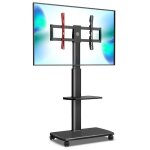 Fitueyes chariot tv mobile avec socle en bois support tv roulant 2 tablettes sur roulettes pour écran ... Fitueyes chariot tv mobile avec socle en bois support tv roulant 2 tablettes sur roulettes pour écran ...