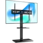 Fitueyes support tv pour 55?? - 85?? meuble tv pied avec une etagre hauteur / angle rglable installation ...