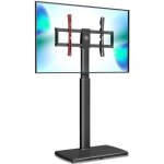 Fitueyes support tv support tv au sol haut pour support tv en porte -  - faux pivotant jusqu 65 pouces ...