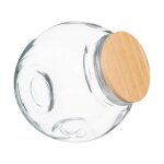 5five - bocal verre à bonbons couvercle bois 21l 5five - bocal verre à bonbons couvercle bois 21l