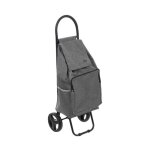 Chariot de courses - five - nomade - métal gris - 2 roues - h 95 cm Chariot de courses - five - nomade - métal gris - 2 roues - h 95 cm