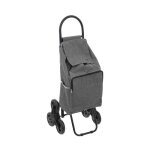 5five - chariot de course 6 roues nomade mtal gris