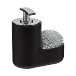 5five - distributeur savon avec �ponge 300ml noir